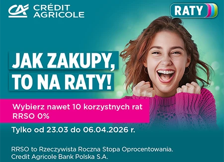 Wiosenne raty 0% Credit Agricole